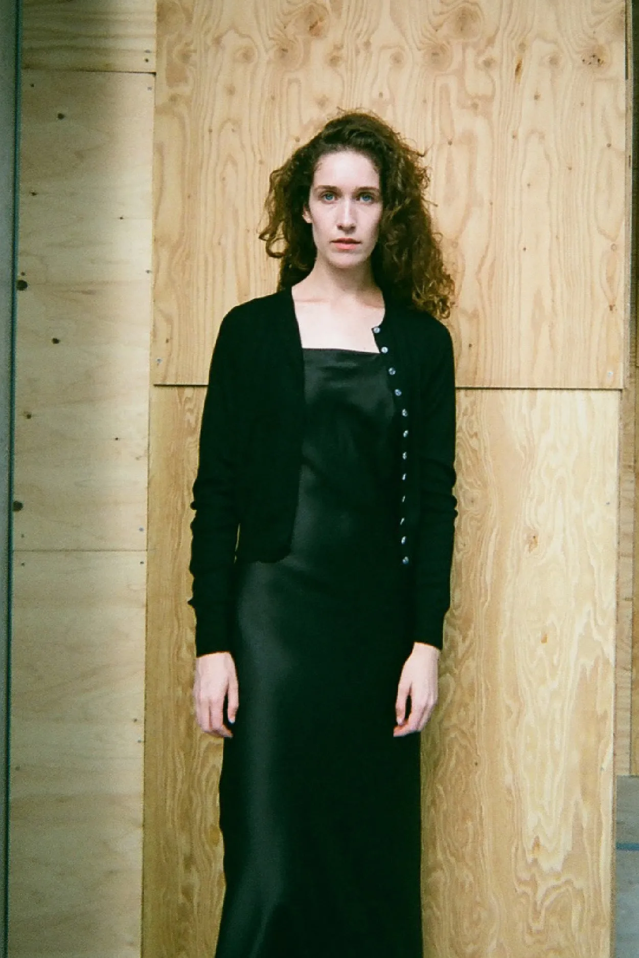 CASHMERE CARDIGAN　BLACK