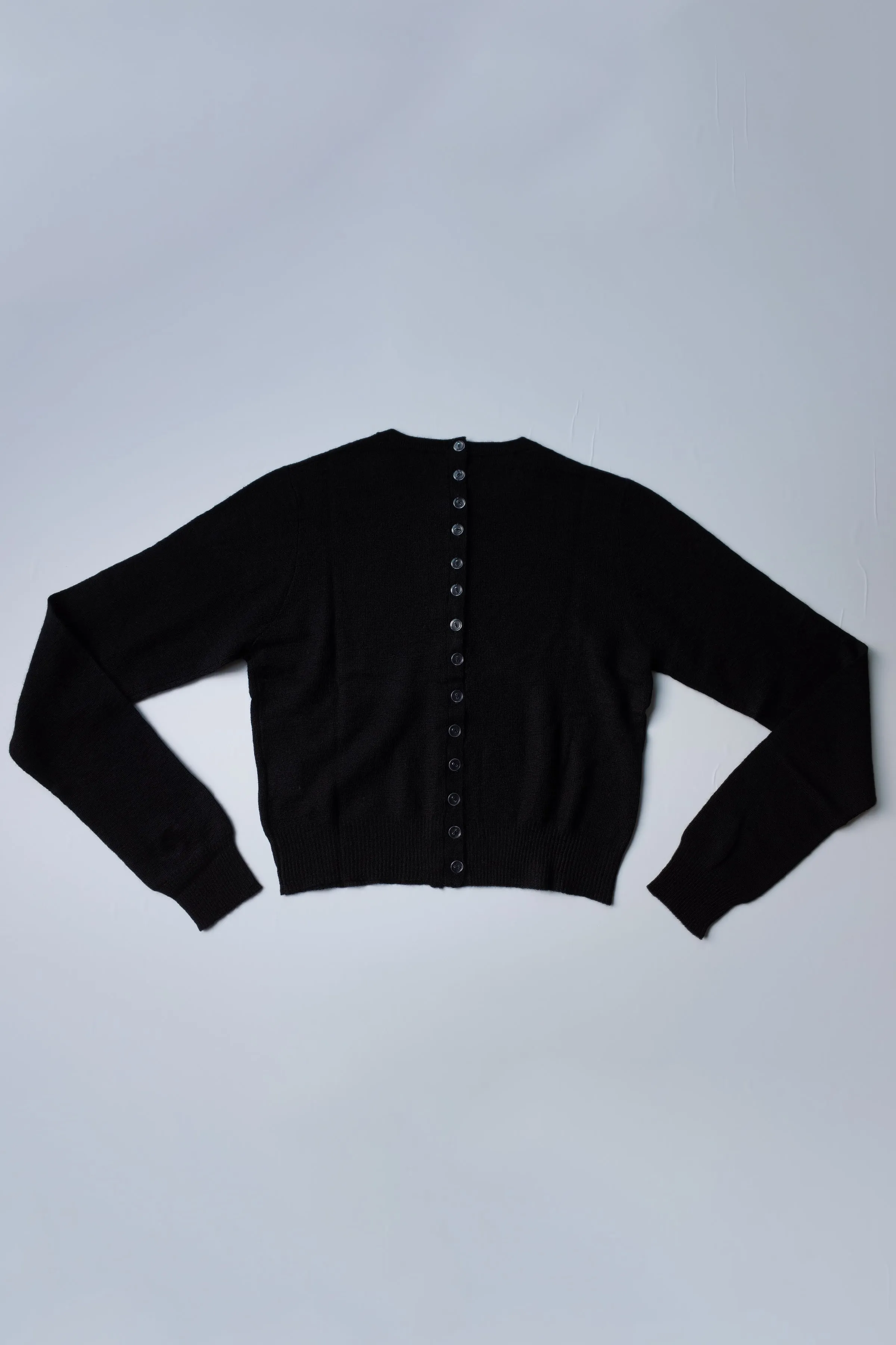 CASHMERE CARDIGAN　BLACK