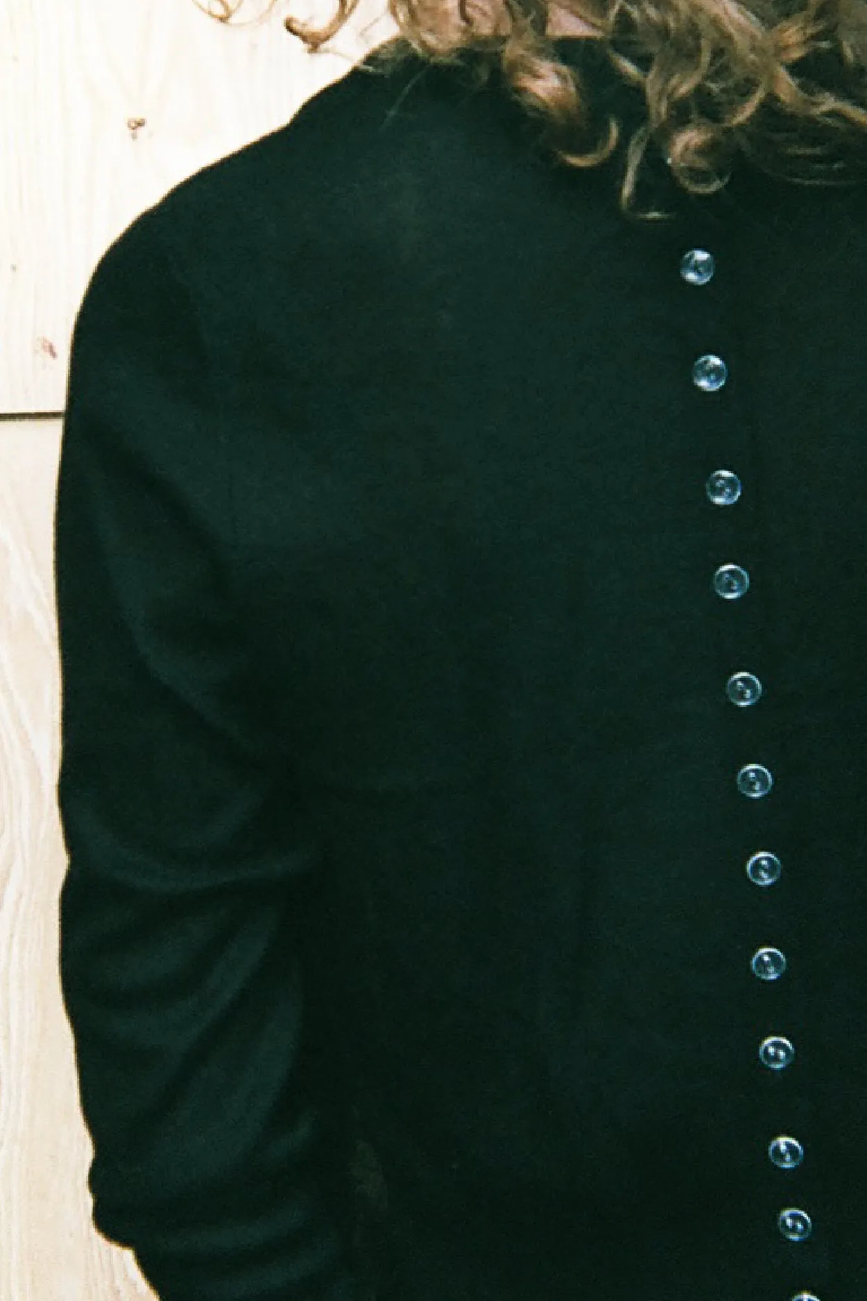 CASHMERE CARDIGAN　BLACK