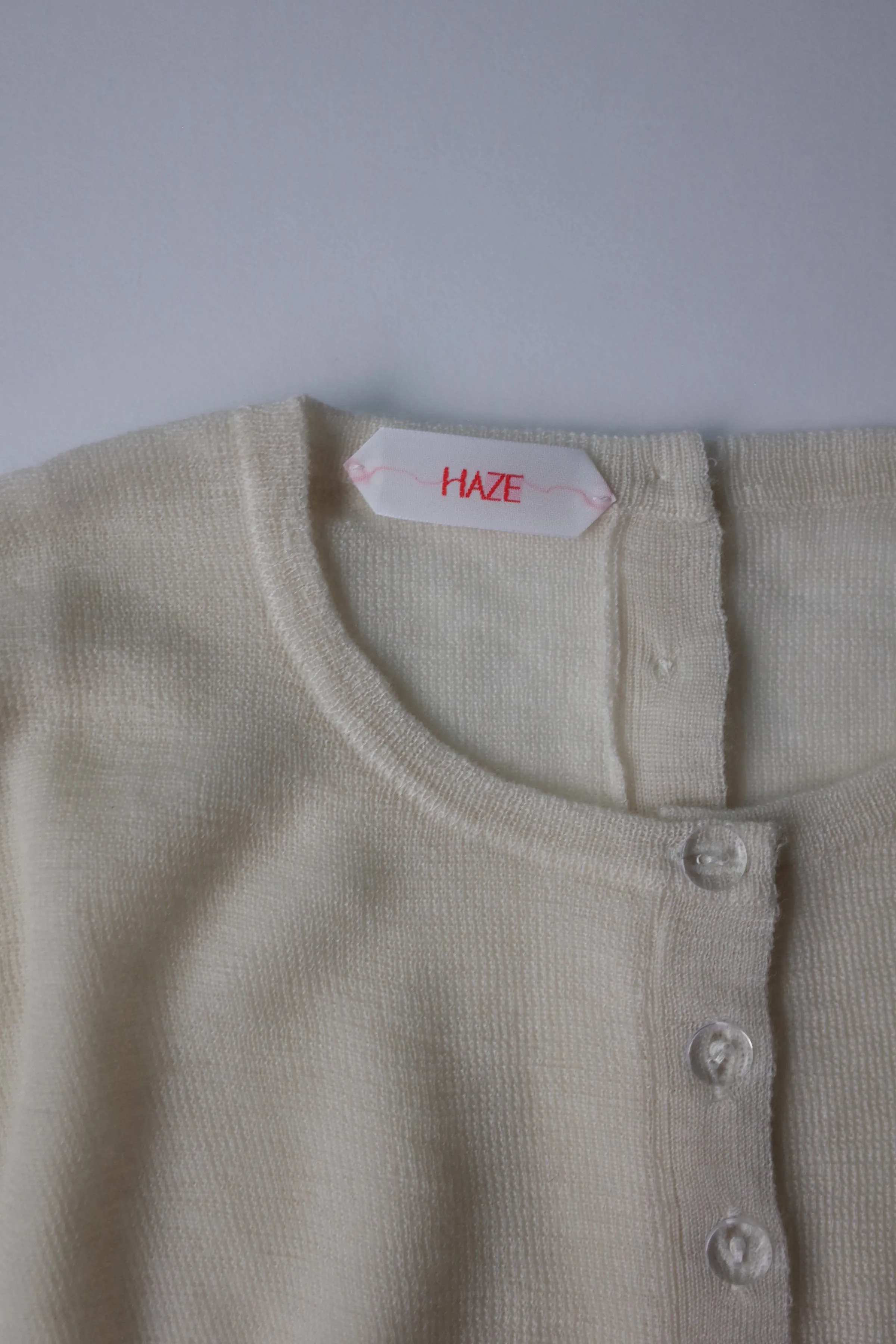 CASHMERE CARDIGAN　IVORY