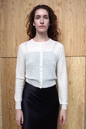 CASHMERE CARDIGAN　IVORY