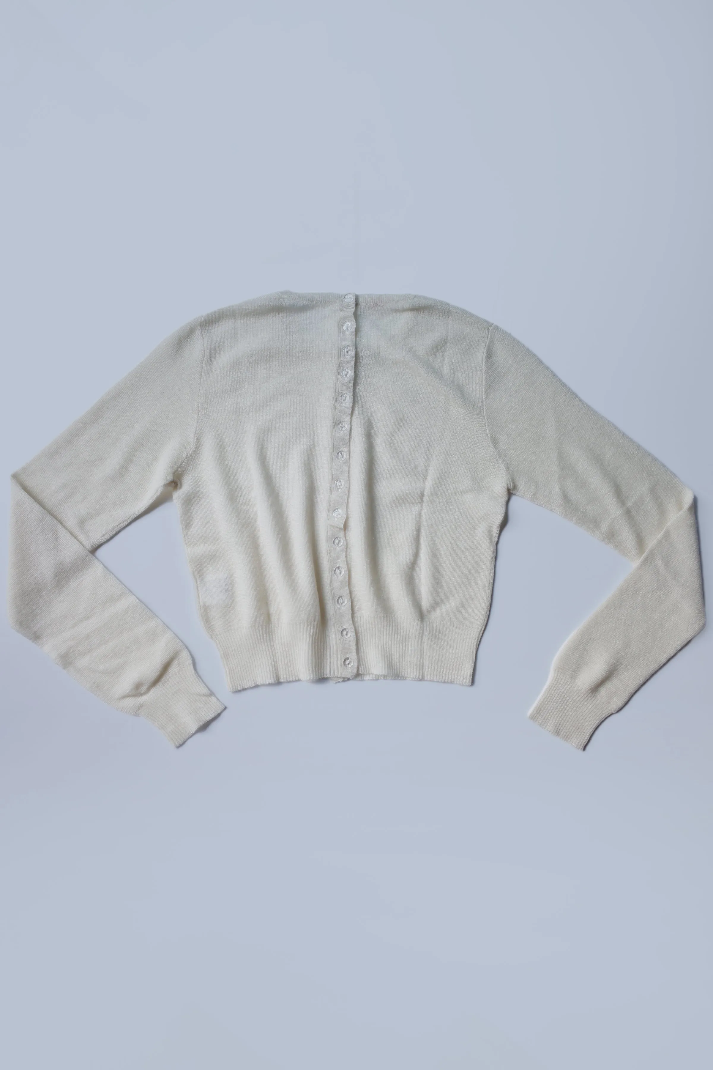 CASHMERE CARDIGAN　IVORY