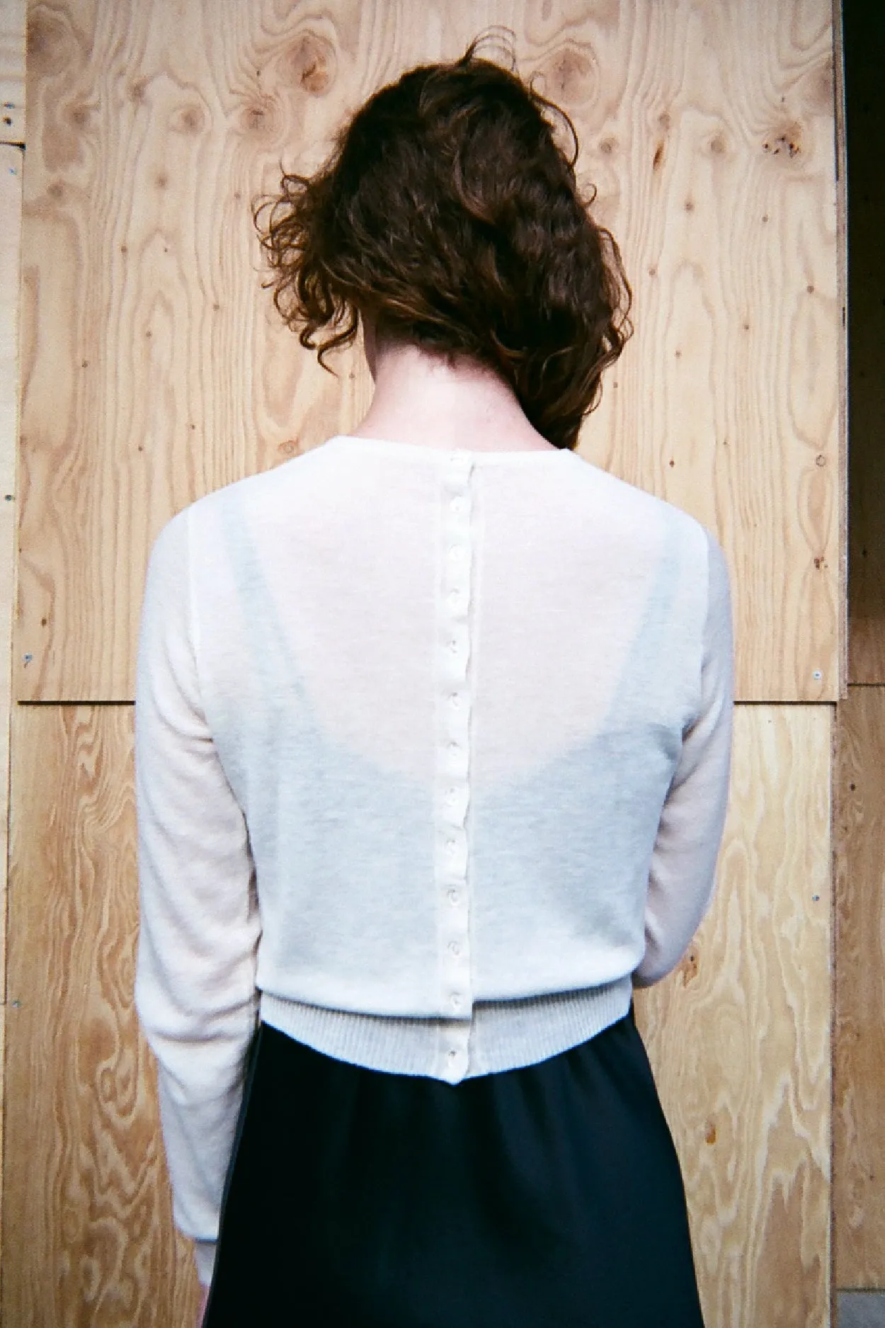 CASHMERE CARDIGAN　IVORY