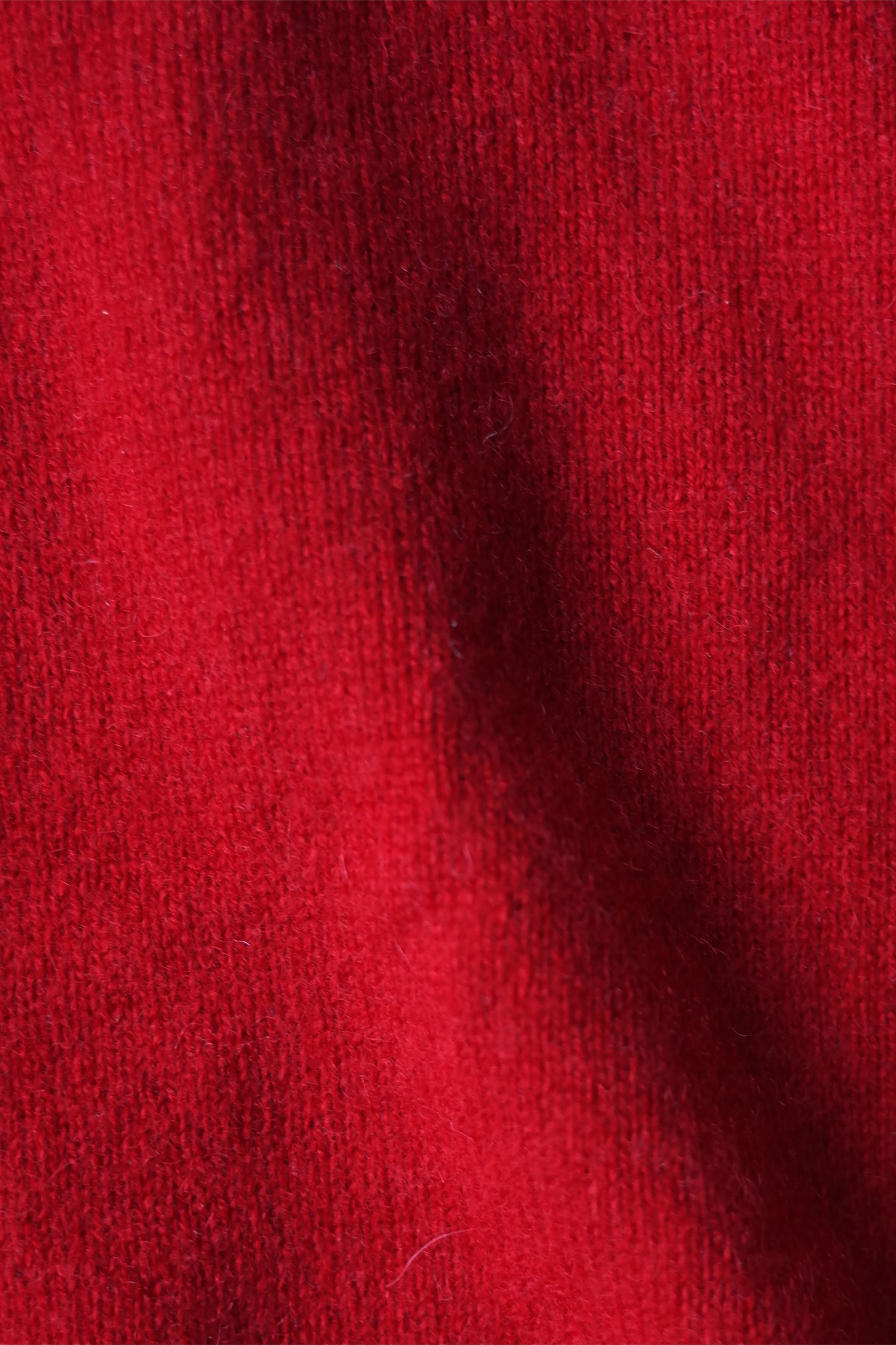 CASHMERE CARDIGAN　RED