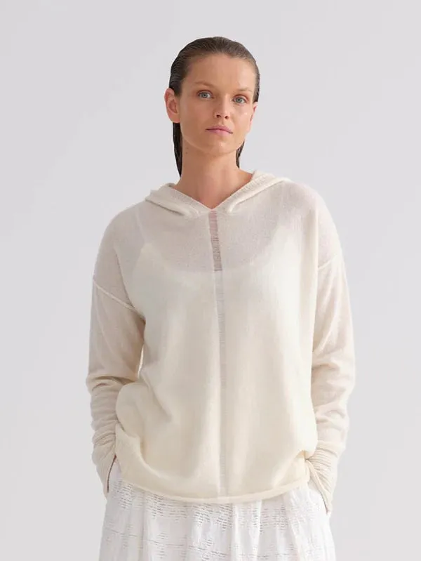 Cashmere Hoodie - Natural
