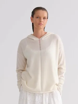 Cashmere Hoodie - Natural