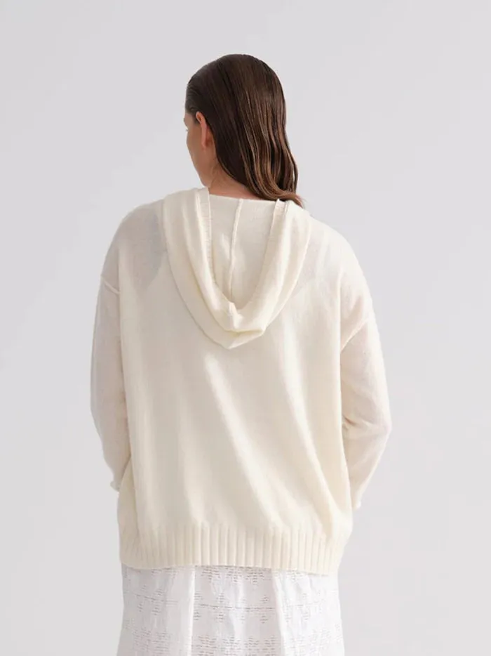 Cashmere Hoodie - Natural