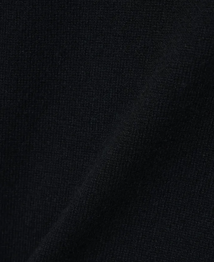 Cashmere Mix Wide Neck Cable Sweater (3D-Knit)