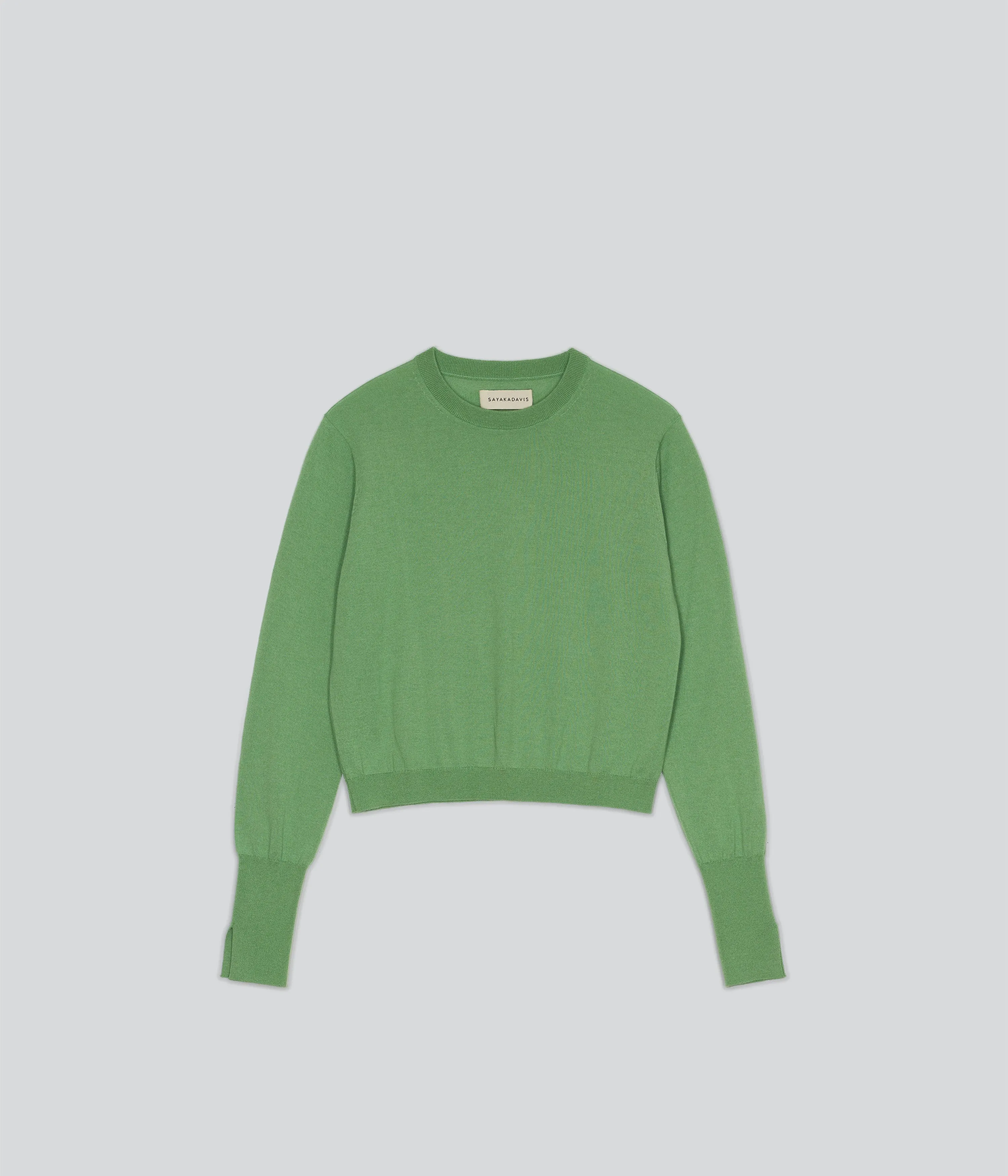 CASHMERE PULLOVER IN PISTACHIO