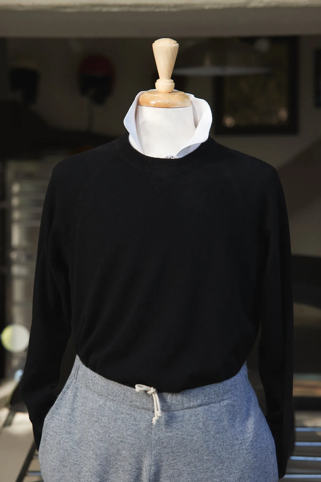 Cashmere Raglan Crewneck