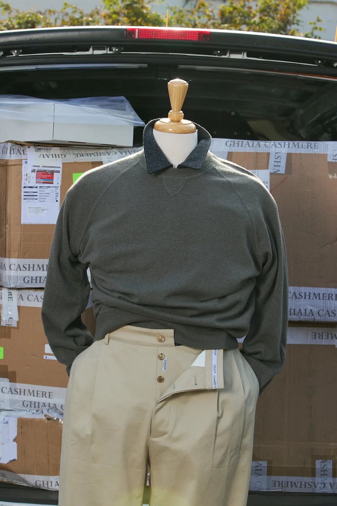 Cashmere Raglan Crewneck