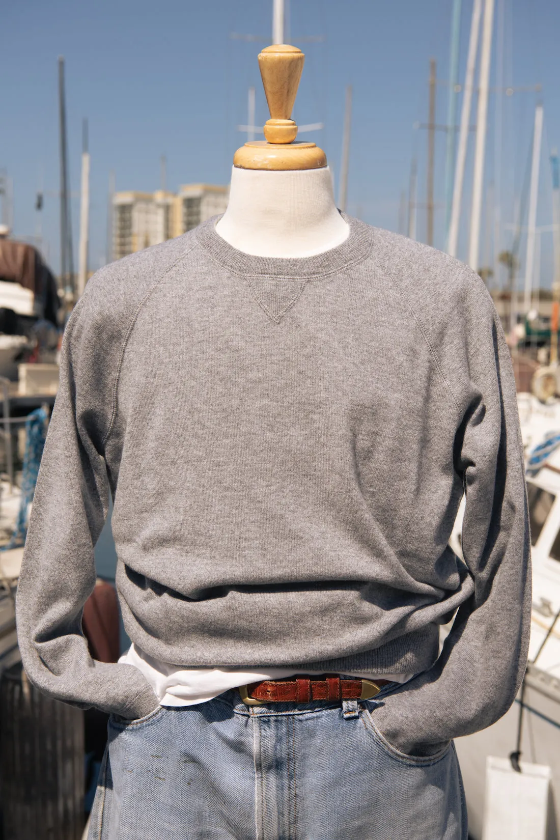 Cashmere Raglan Crewneck