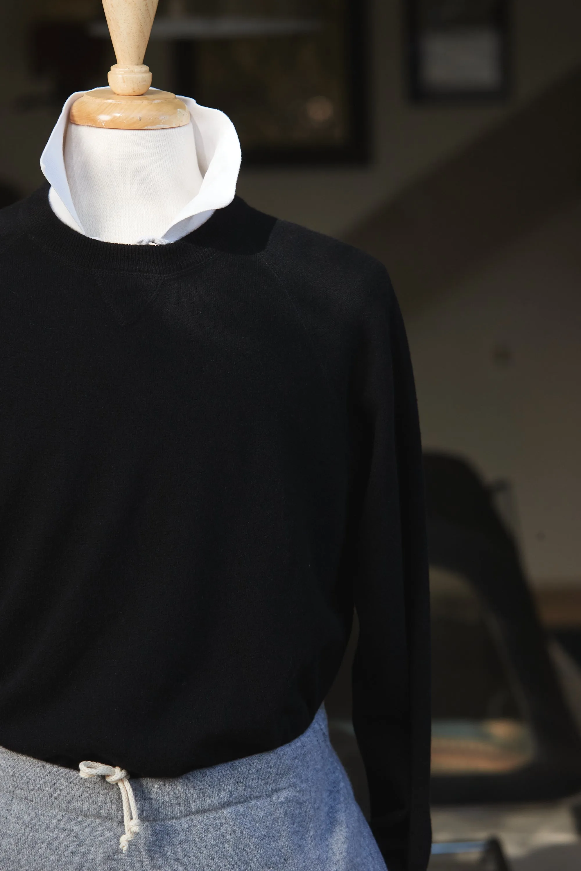 Cashmere Raglan Crewneck