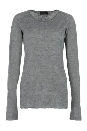 Cashmere-silk blend sweater