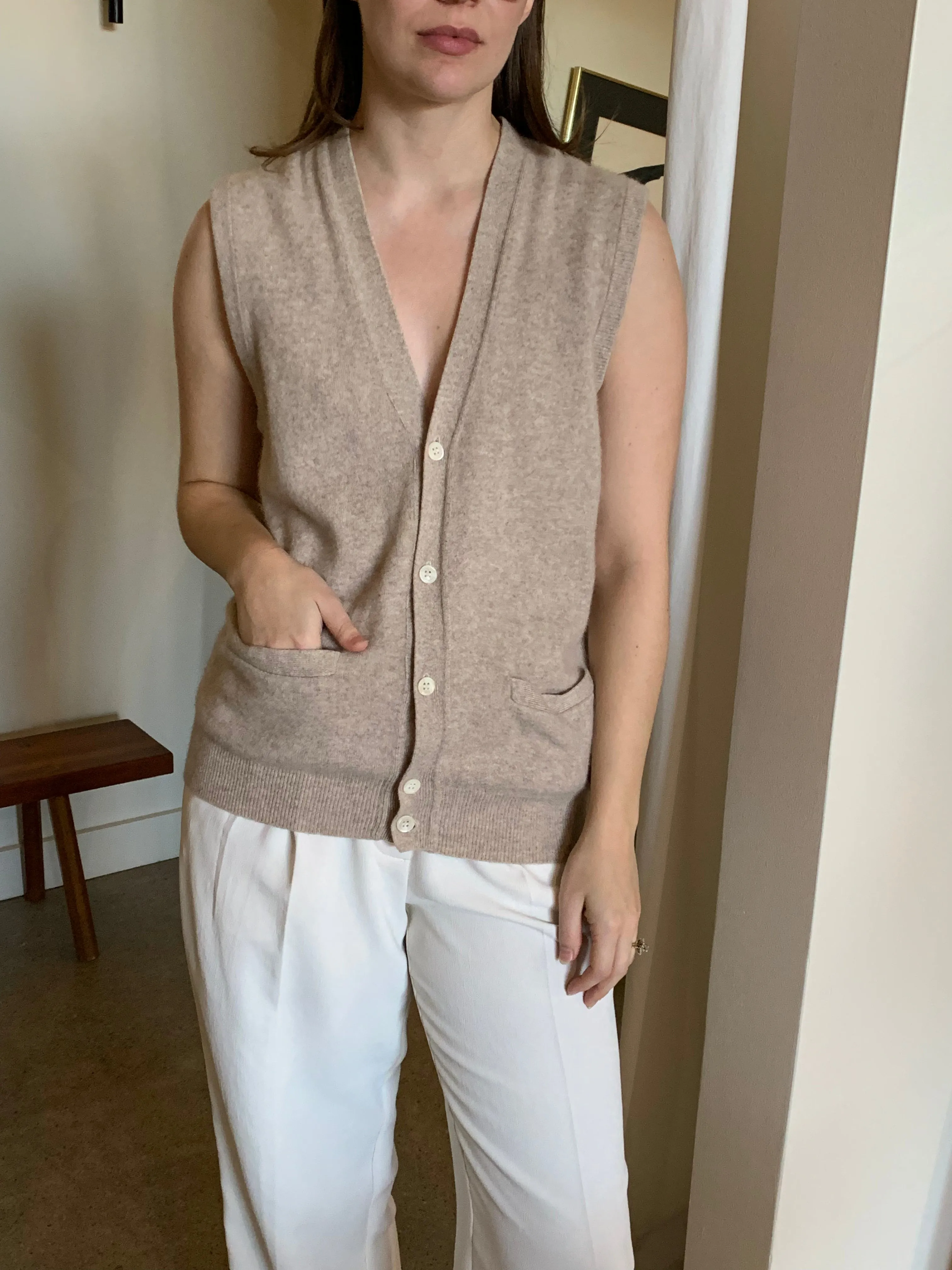 cashmere sweater vest