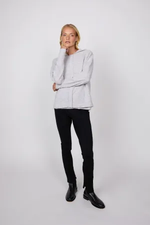 Cashmere Zip Hoodie - Fog