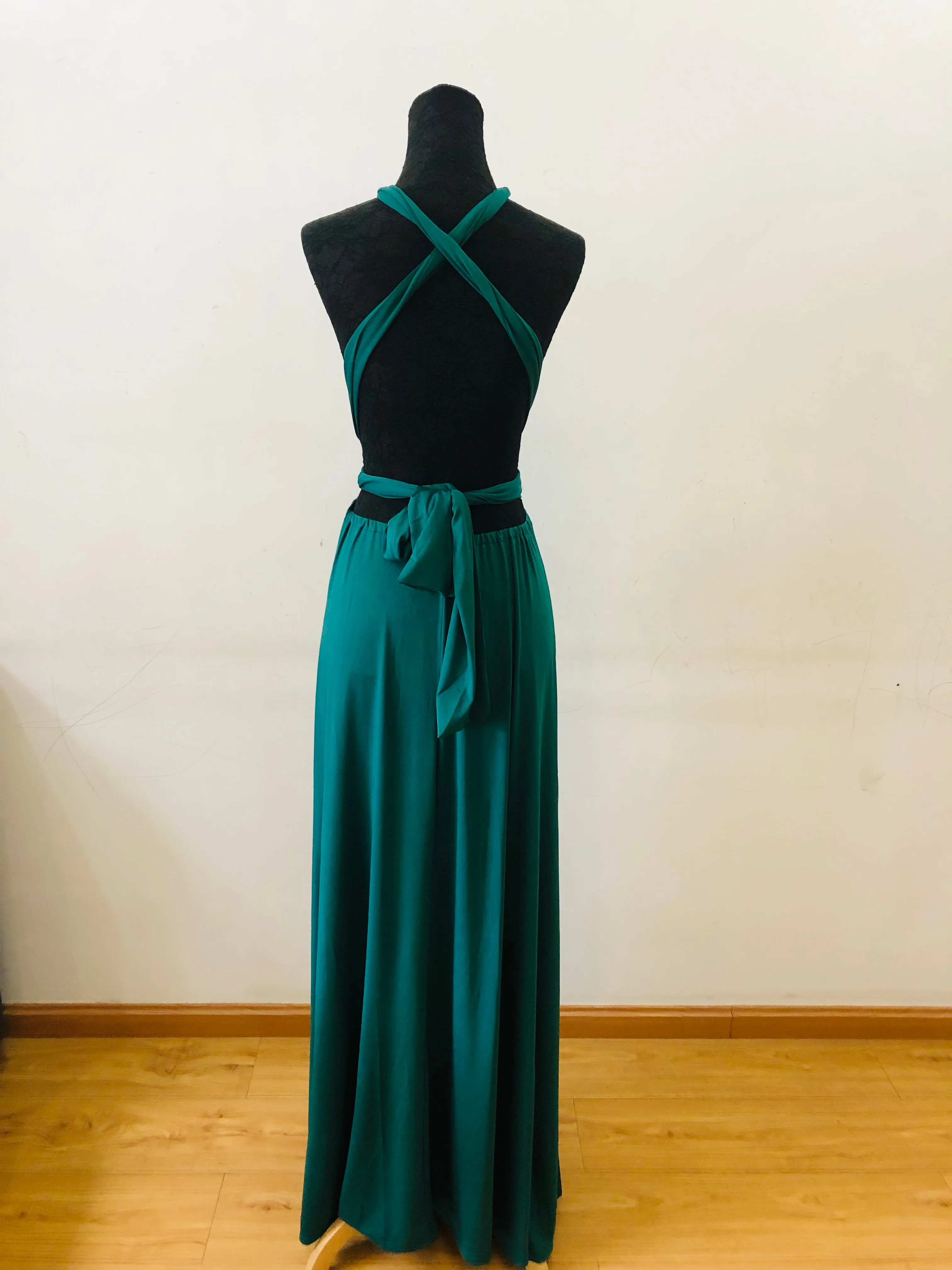 Charming Dark Green Bridesmaid Dresses,Convertible Dresses, Multiway Women Dresses