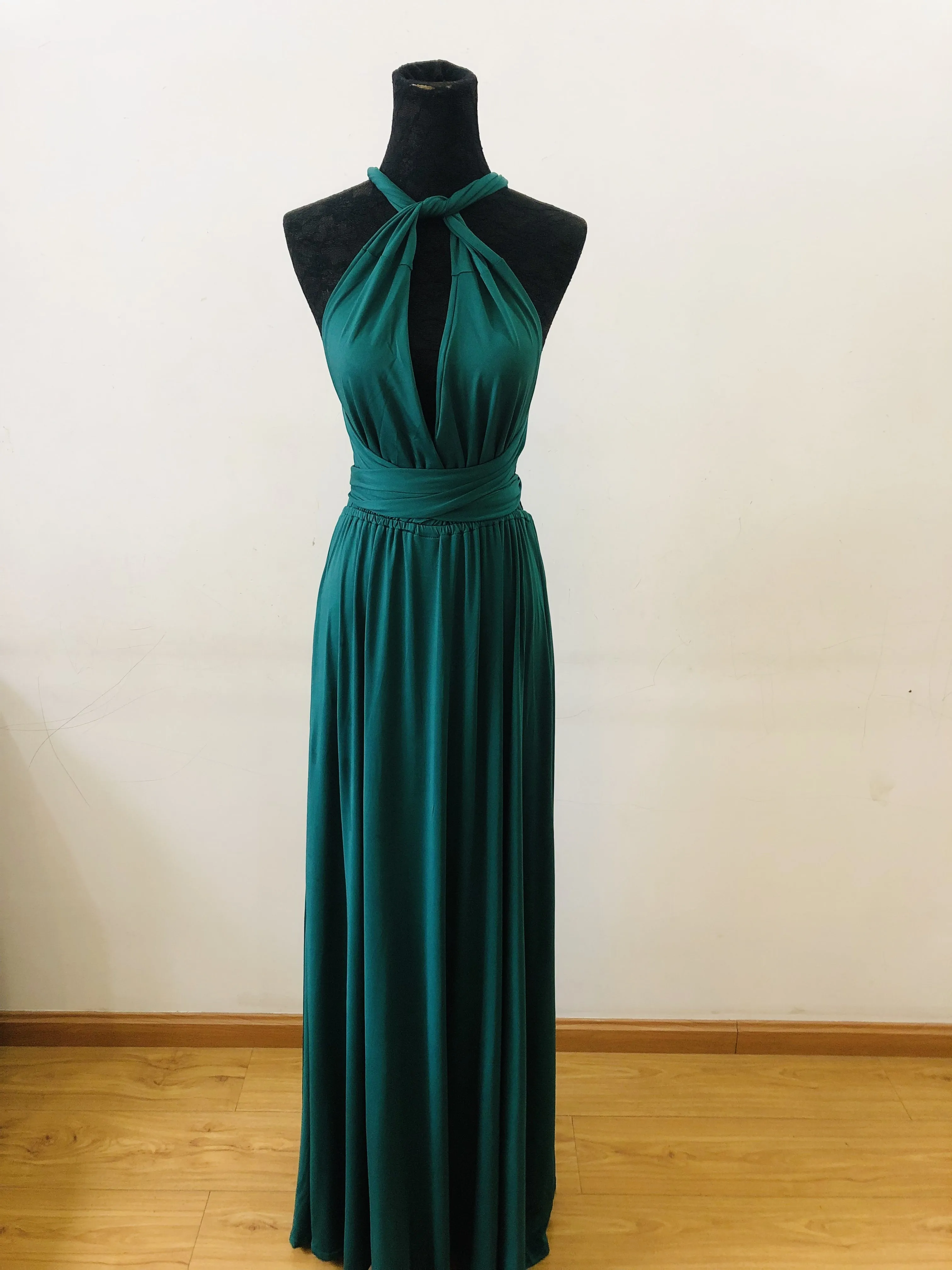Charming Dark Green Bridesmaid Dresses,Convertible Dresses, Multiway Women Dresses