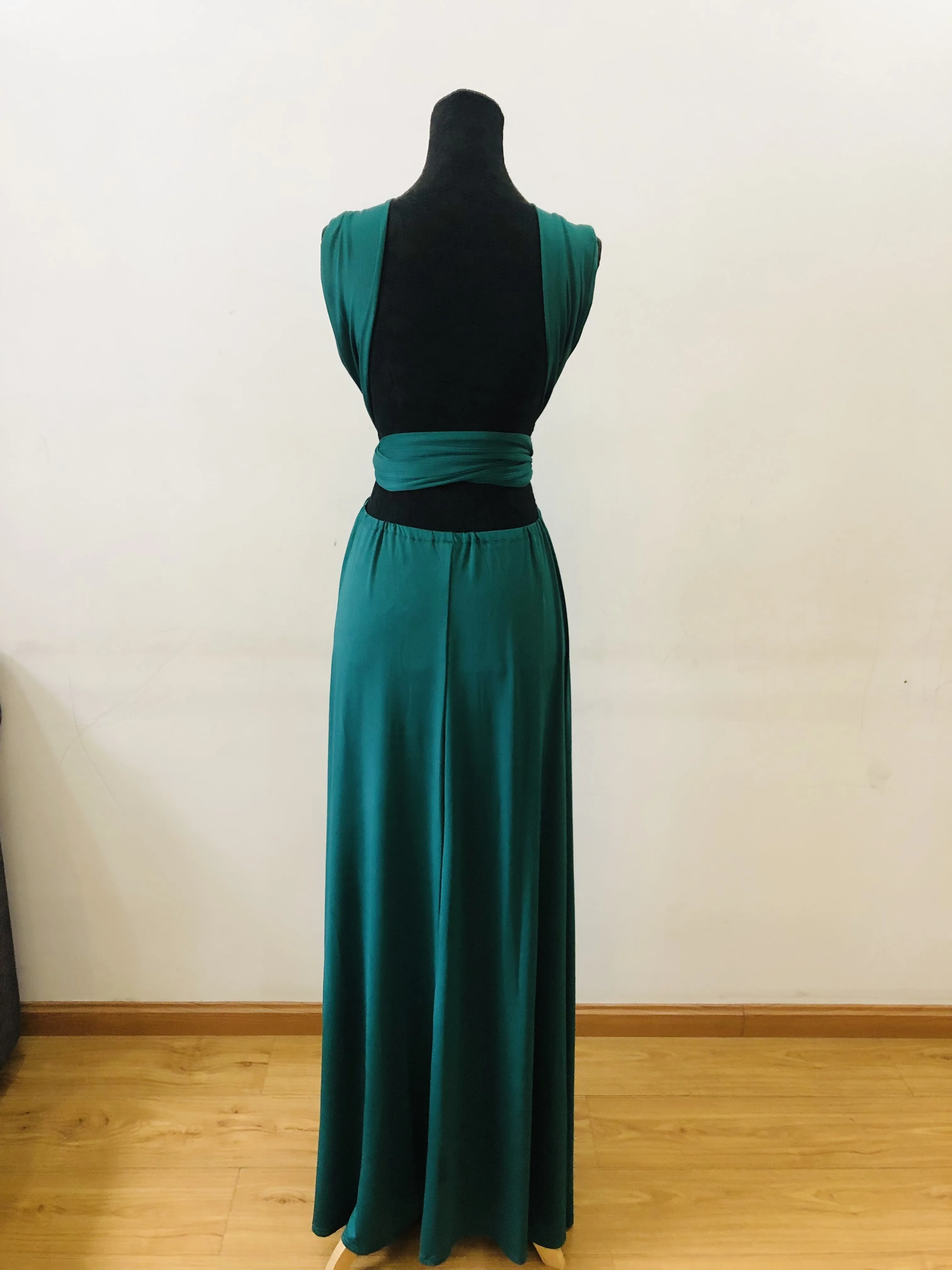 Charming Dark Green Bridesmaid Dresses,Convertible Dresses, Multiway Women Dresses