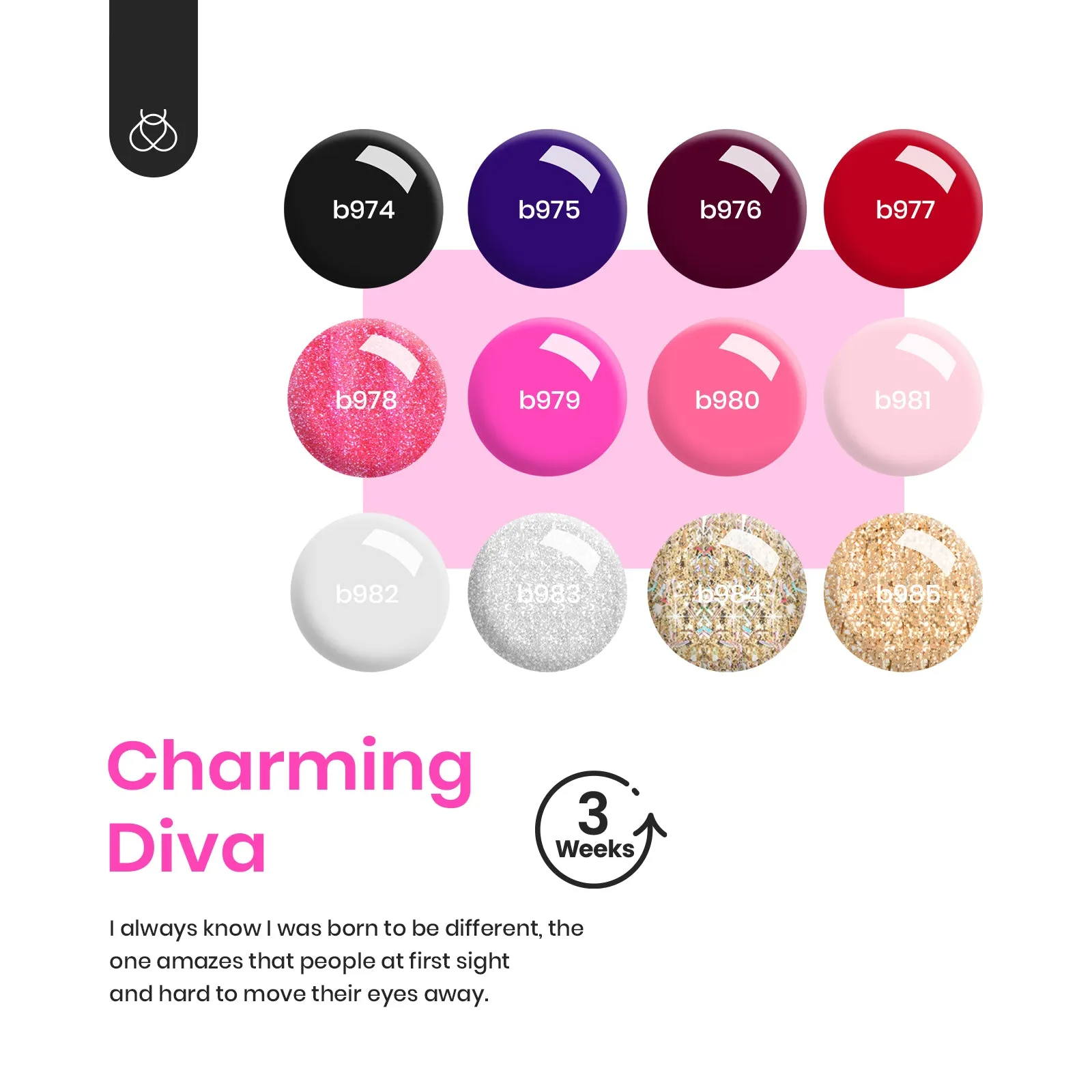 Charming Diva Manicure Kit: Nail Art Gels, Tools, Accessories and Care Essentials
