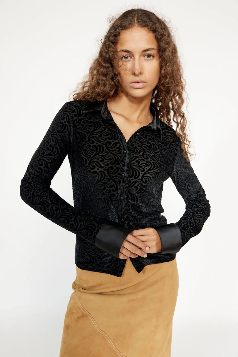 chemise en dévoré parys