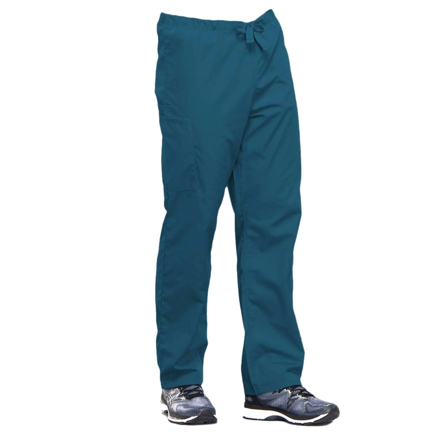 Cherokee Workwear 4100 Scrubs Pants Unisex Drawstring Cargo Caribbean Blue