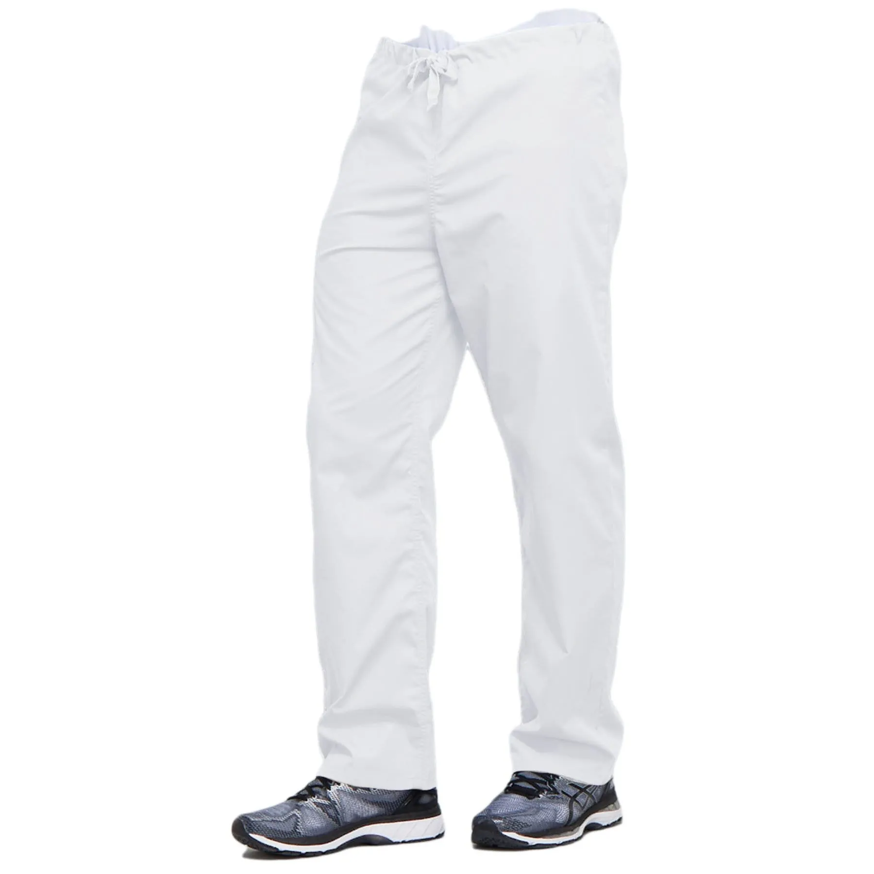 Cherokee Workwear 4100 Scrubs Pants Unisex Drawstring Cargo White