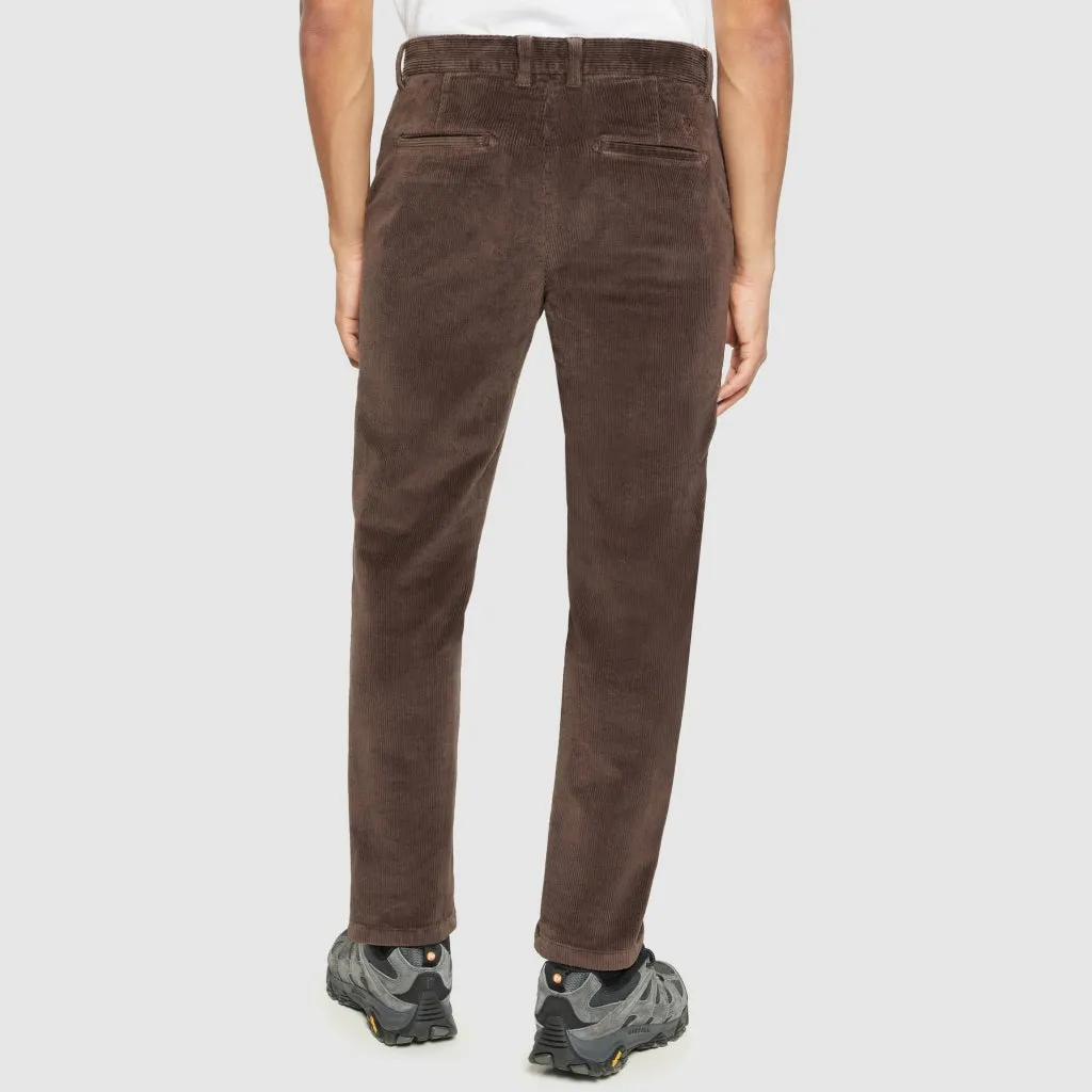 CHUCK regular 8-wales corduroy chino pants in demitasse