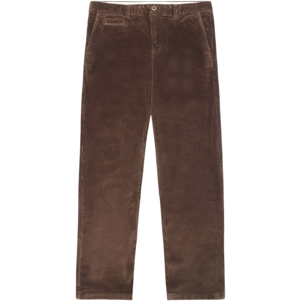 CHUCK regular 8-wales corduroy chino pants in demitasse