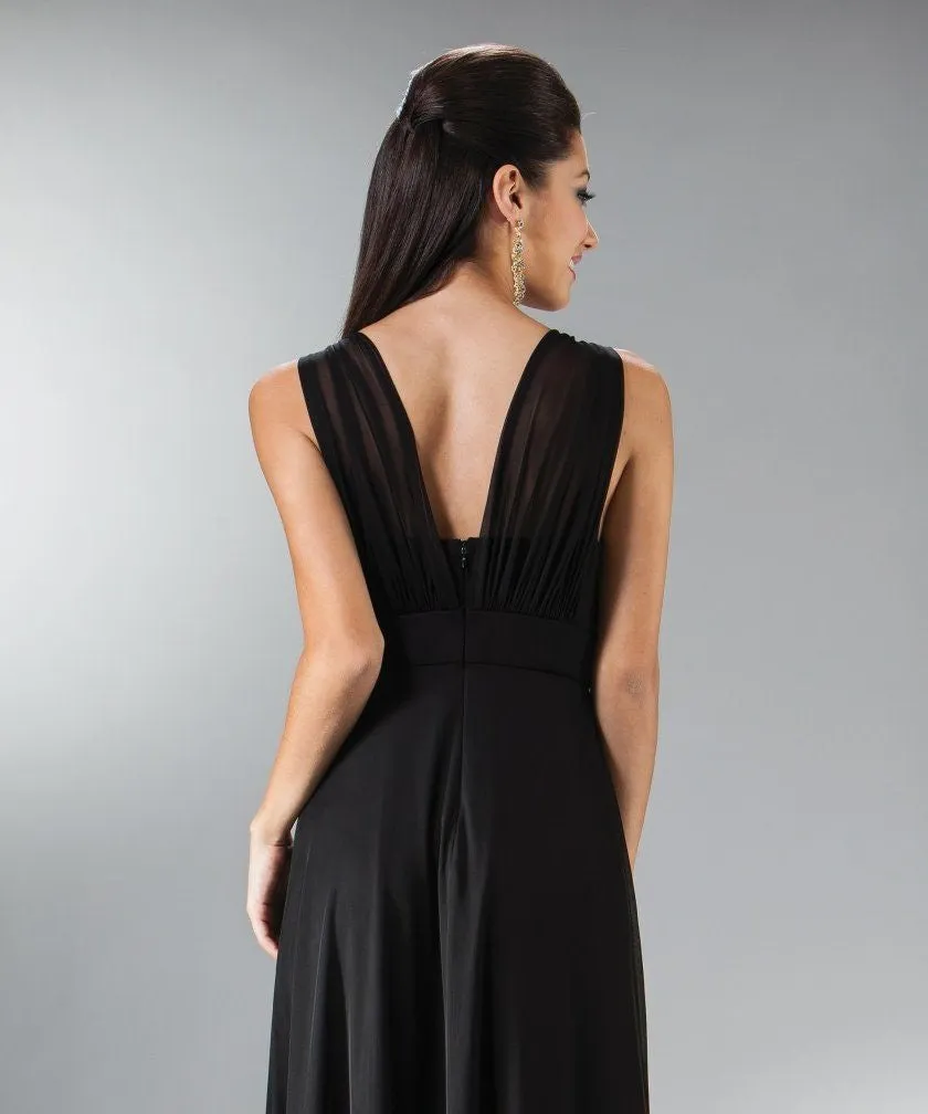 CLEARANCE - Cinderella Divine 3915 Chiffon Dress Knee Length (Size XL)