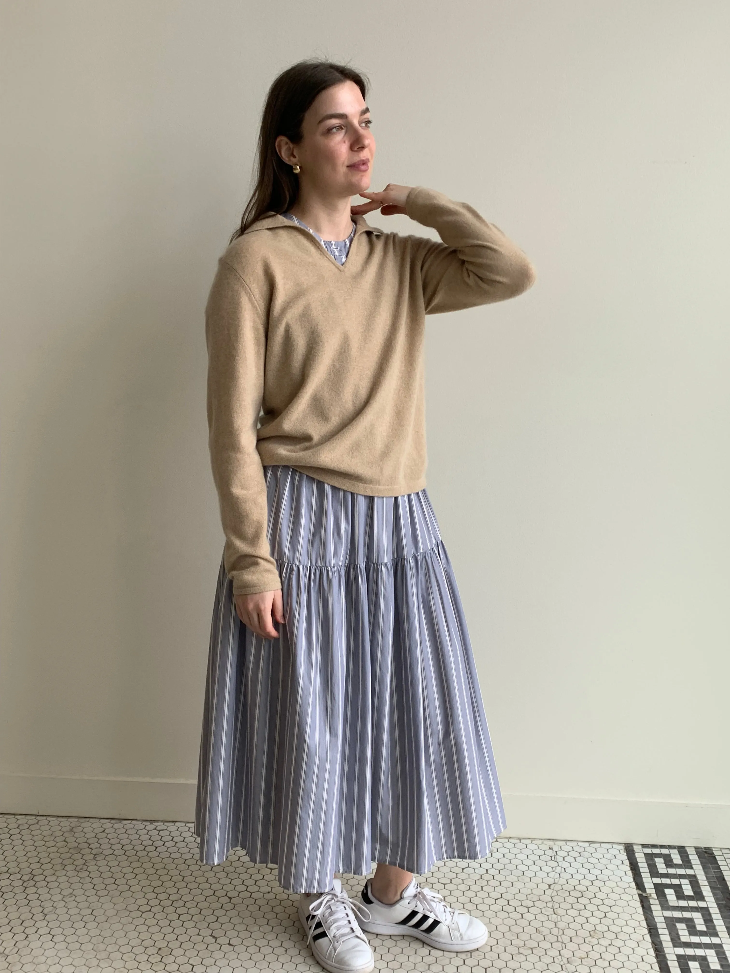 collared cashmere sweater