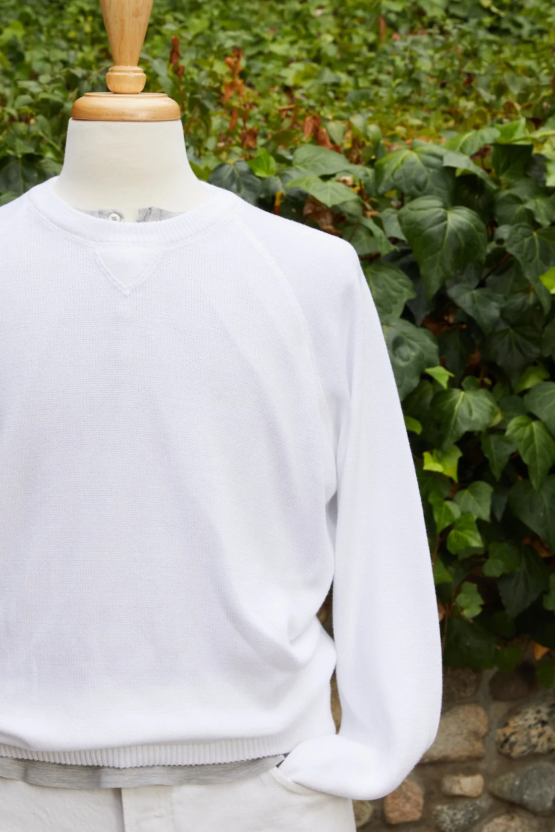 Cotton Raglan Crewneck