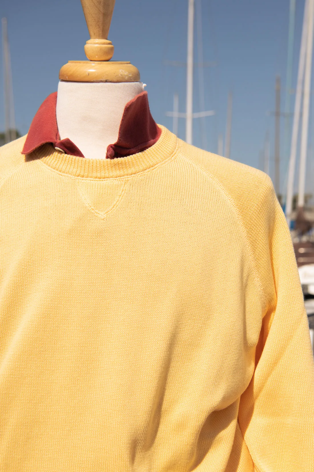 Cotton Raglan Crewneck