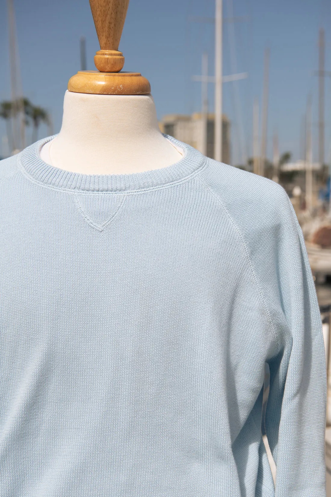 Cotton Raglan Crewneck