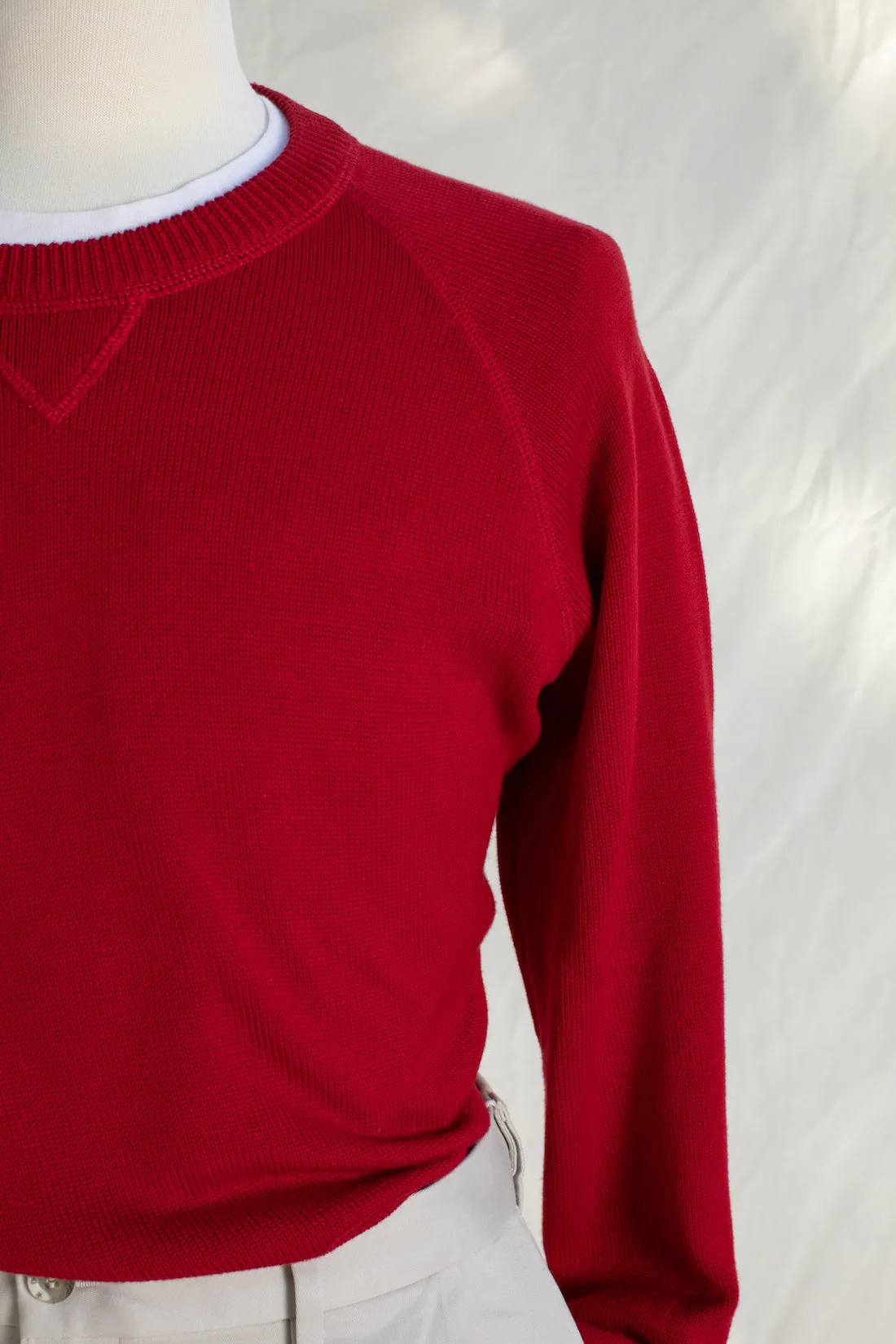 Cotton Raglan Crewneck