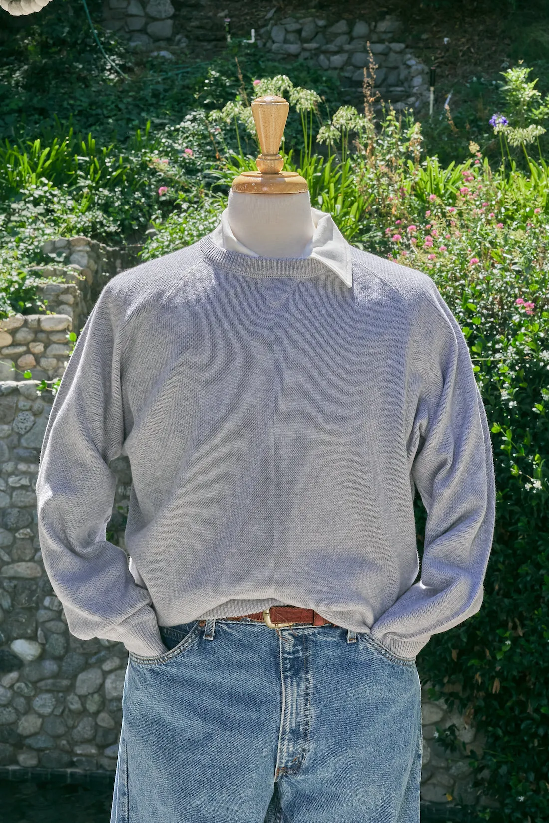 Cotton Raglan Crewneck