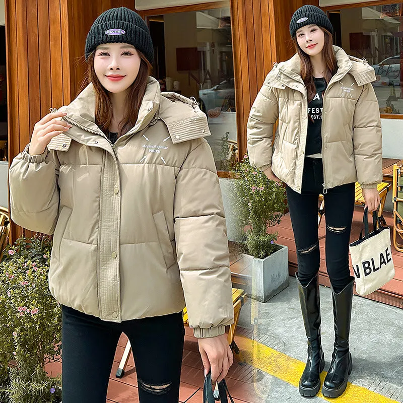 Cozy and Thickened Puffer Jacket for Women Perfect for Cold Weather