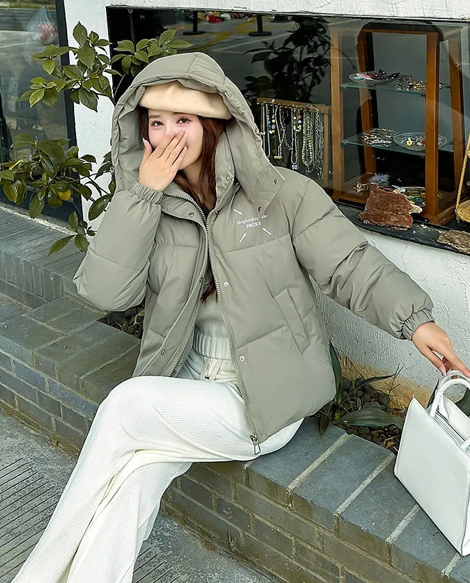 Cozy and Thickened Puffer Jacket for Women Perfect for Cold Weather