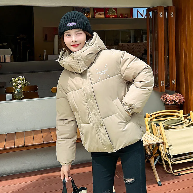 Cozy and Thickened Puffer Jacket for Women Perfect for Cold Weather