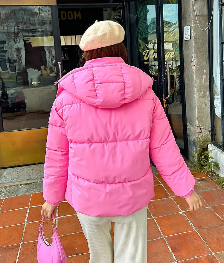 Cozy and Thickened Puffer Jacket for Women Perfect for Cold Weather
