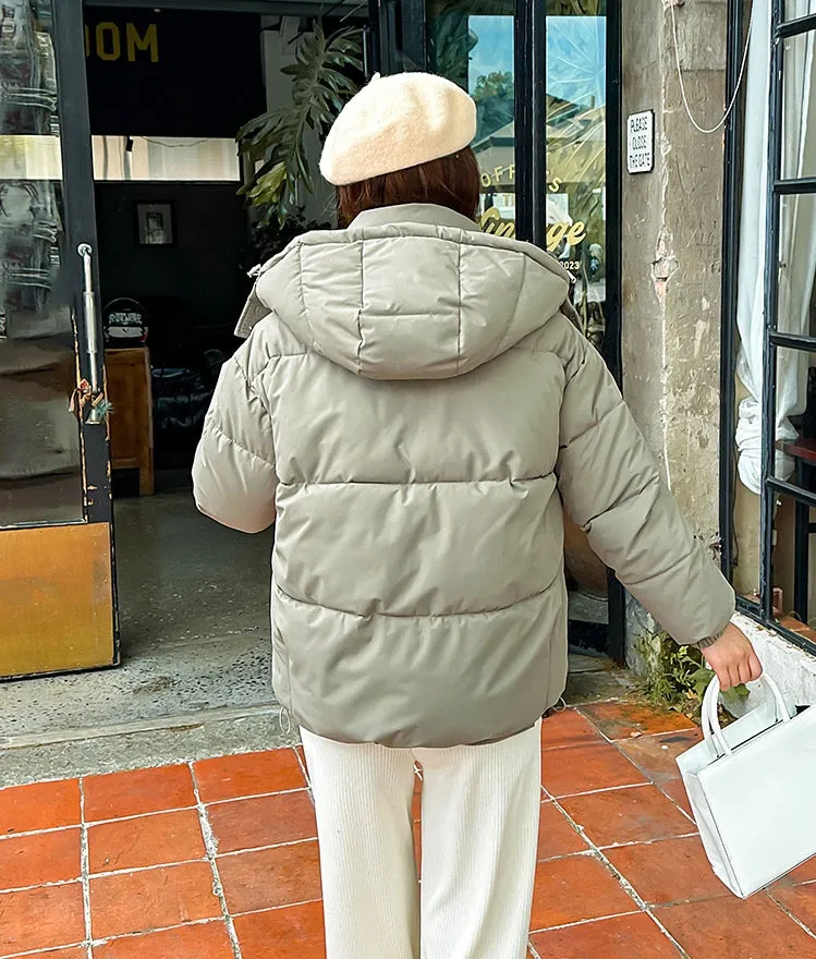 Cozy and Thickened Puffer Jacket for Women Perfect for Cold Weather