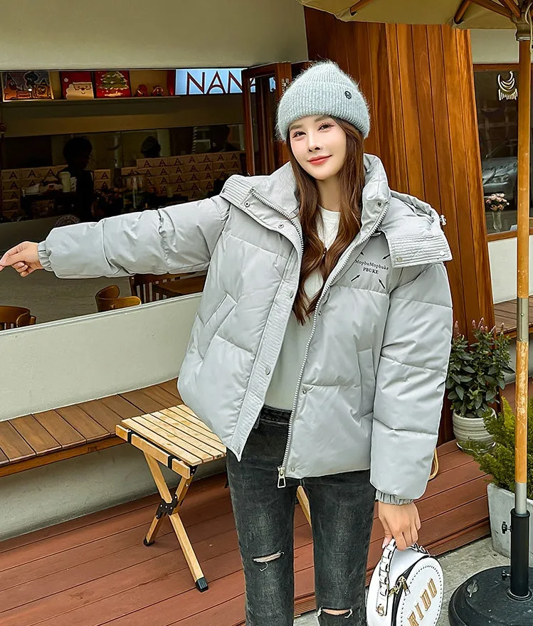 Cozy and Thickened Puffer Jacket for Women Perfect for Cold Weather