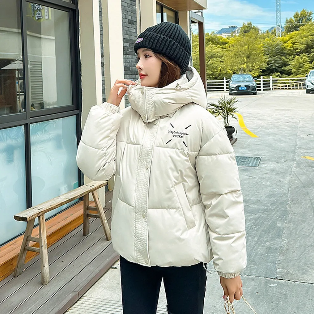 Cozy and Thickened Puffer Jacket for Women Perfect for Cold Weather