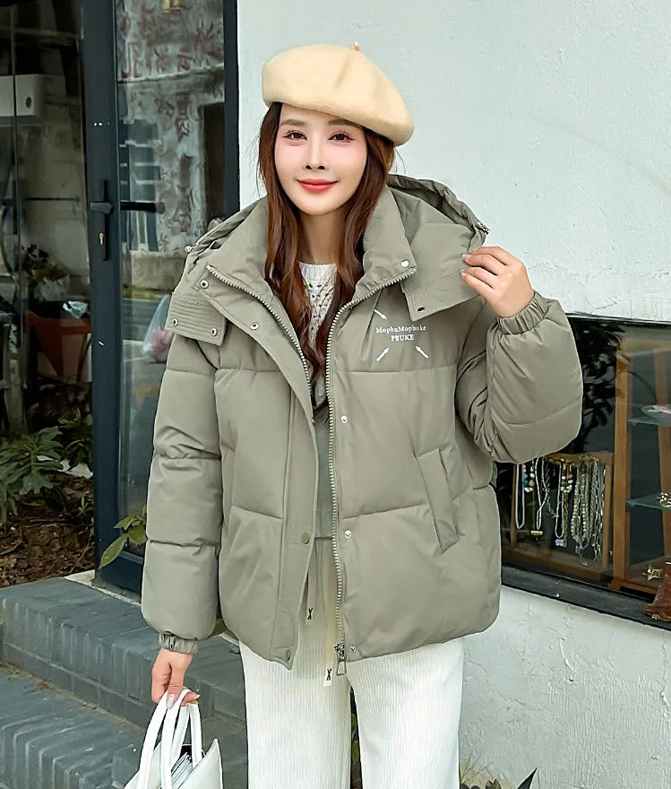 Cozy and Thickened Puffer Jacket for Women Perfect for Cold Weather