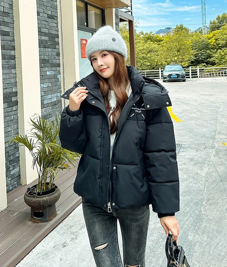 Cozy and Thickened Puffer Jacket for Women Perfect for Cold Weather