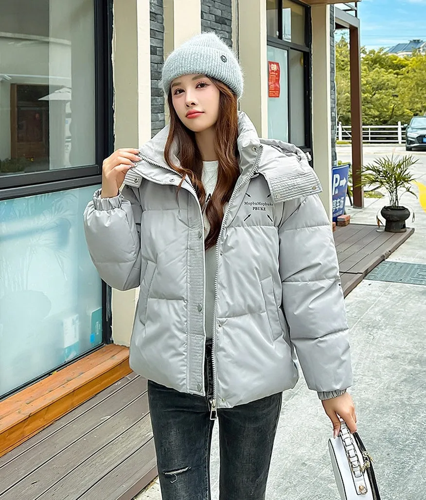 Cozy and Thickened Puffer Jacket for Women Perfect for Cold Weather