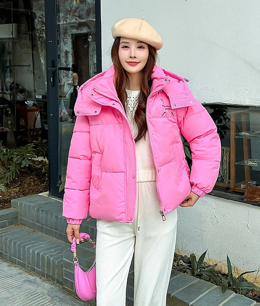 Cozy and Thickened Puffer Jacket for Women Perfect for Cold Weather