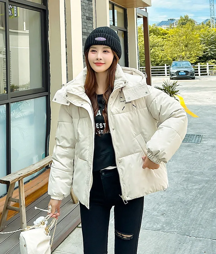 Cozy and Thickened Puffer Jacket for Women Perfect for Cold Weather
