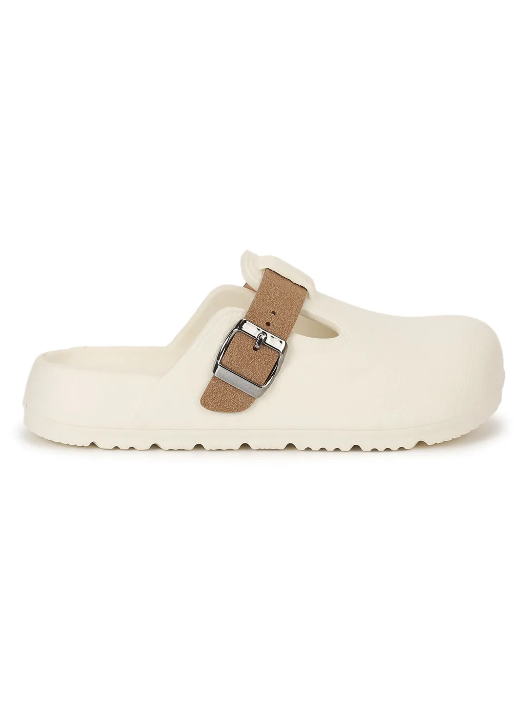 Cream PU Slip-On Flats (TC-RS016-CRM)