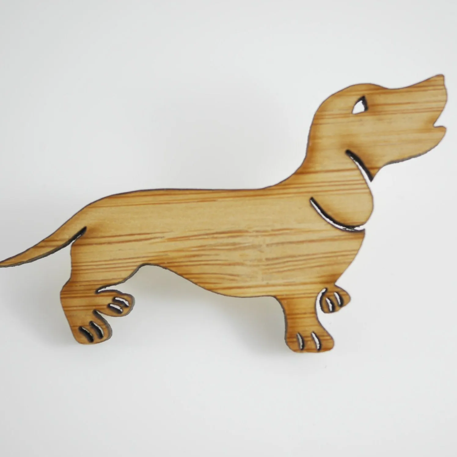 Dachshund Brooch - Various Colours